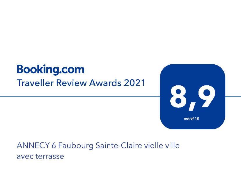 Annecy Sainte Claire Vieille Ville 38M2 Terrasse Proche Gare Et Lac 4 Pers 3 Etoiles מראה חיצוני תמונה