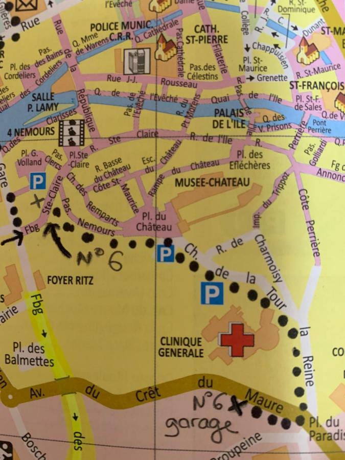 Annecy Sainte Claire Vieille Ville 38M2 Terrasse Proche Gare Et Lac 4 Pers 3 Etoiles מראה חיצוני תמונה