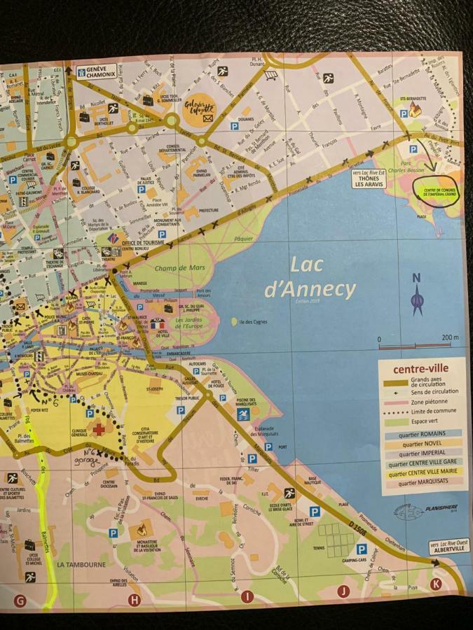 Annecy Sainte Claire Vieille Ville 38M2 Terrasse Proche Gare Et Lac 4 Pers 3 Etoiles מראה חיצוני תמונה